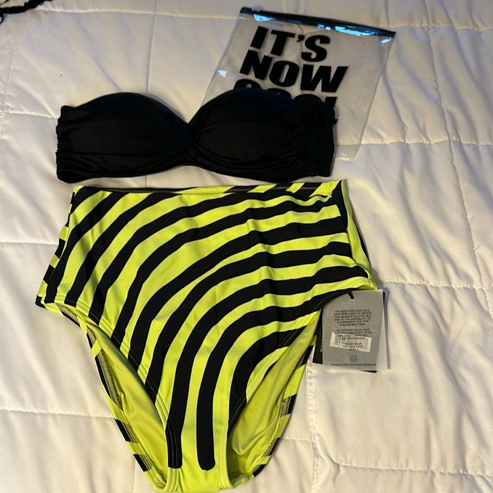BNWT It’s now cool The California Highwaist swimsuit bottoms SzL